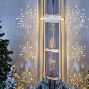 3 Pcs Decorative Snowflakes LED Light Chain JH72035