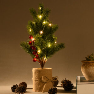 Decorative Mini Christmas Tree 15 LED Table Lamp JH22010