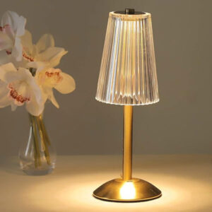 Cordless USB Rechargeable Crystal LED Table Lamp JH30144