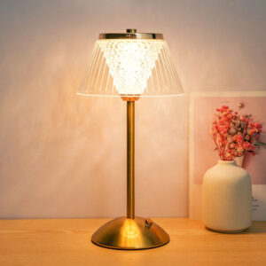 Cordless USB Rechargeable Crystal LED Table Lamp JH30147