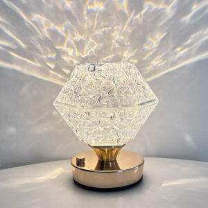 Crystal LED Lamp Projection Night Light USB Charging JH240120
