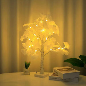 Decorative Ginkgo Tree LED Table Lamp JH22055