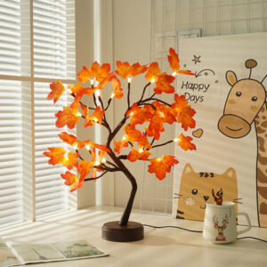 Decorative Maple Tree 24 LED Table Lamp JH72001