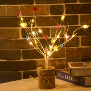 Decorative Mini Table Lamp Tree Light 16 LED JH22007