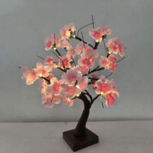 Decorative Pink Cherry Tree LED Table Lamp JH24062