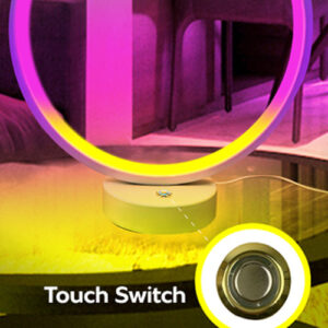 Modern LED Circle With Touch Switch Table Lamp JH30084