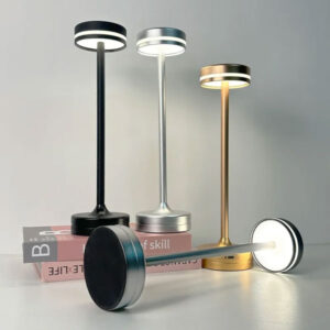 Retro Metal LED USB Rechargeable Table Lamp JH241079