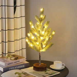 Tabletop Mini Christmas Pine Tree Lamp JH72024